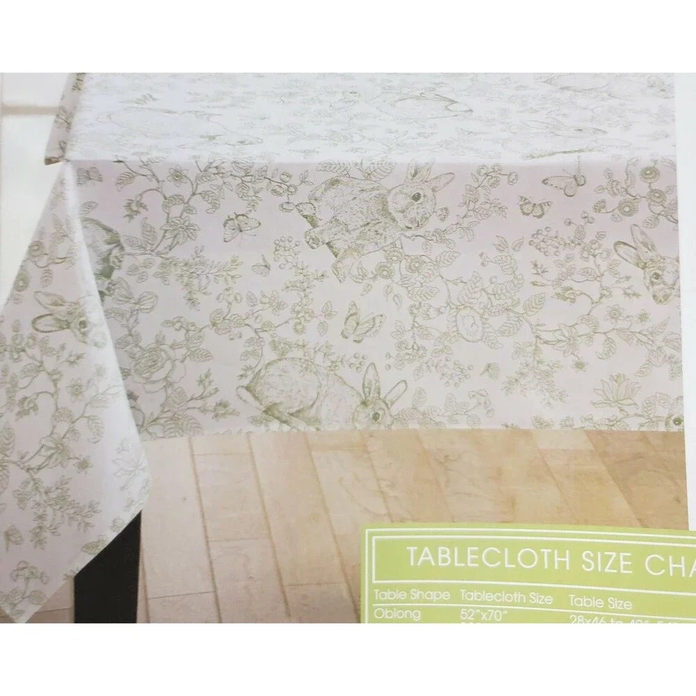 Printed Fabric Tablecloth 60